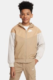 Nike Brown Windrunner Jacket - Image 1 of 8