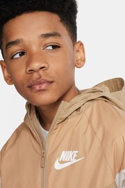 Nike Brown Windrunner Jacket - Image 4 of 8