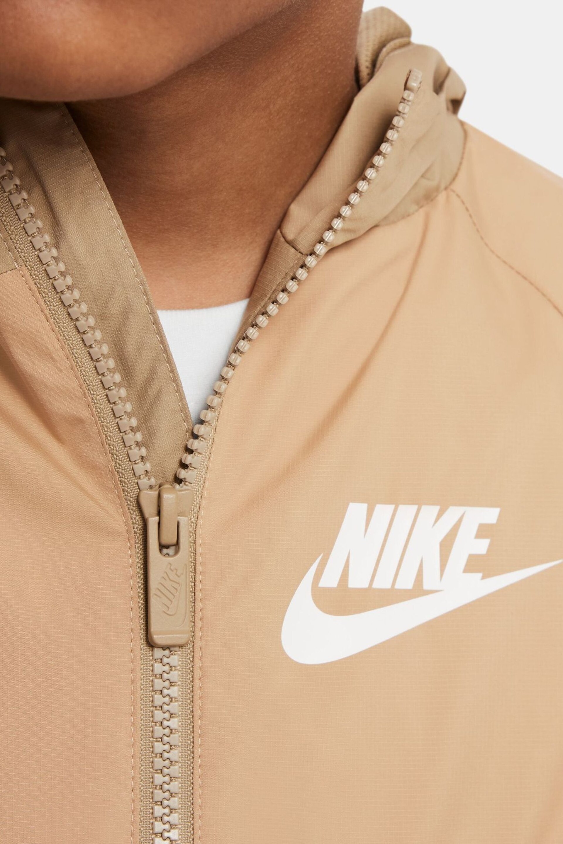 Nike Brown Windrunner Jacket - Image 6 of 8