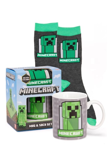 Vanilla Underground Green Minecraft Pusheen Green Mug And Sock Set
