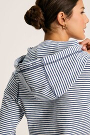 Joules Marlston Blue Stripe Slim Fit Hoodie - Image 5 of 6