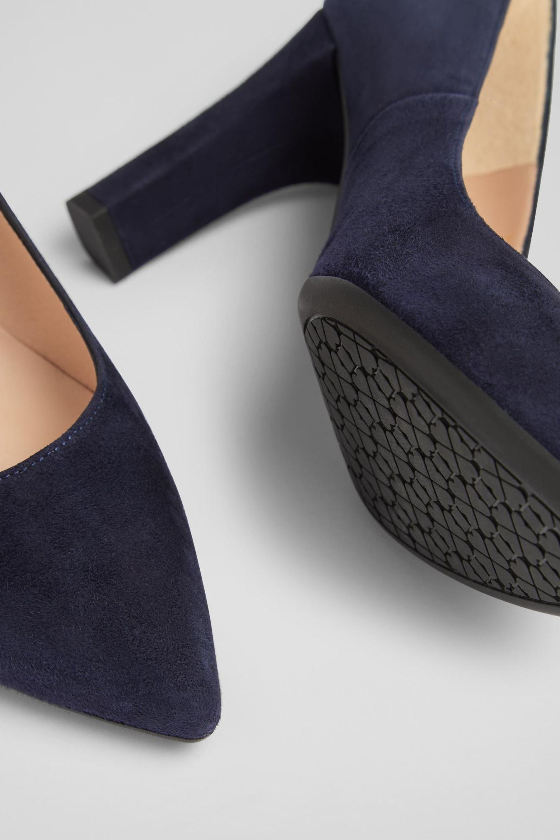 Buy LK Bennett Blue Suede Tess Courts from the Next UK online shop
