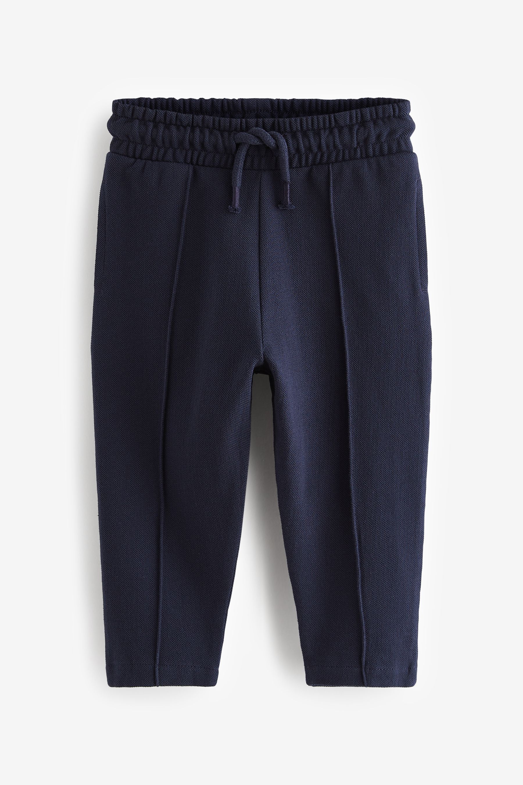 Buy Navy Blue Pintuck 100 Cotton Joggers 3mths 7yrs from the Next UK online shop