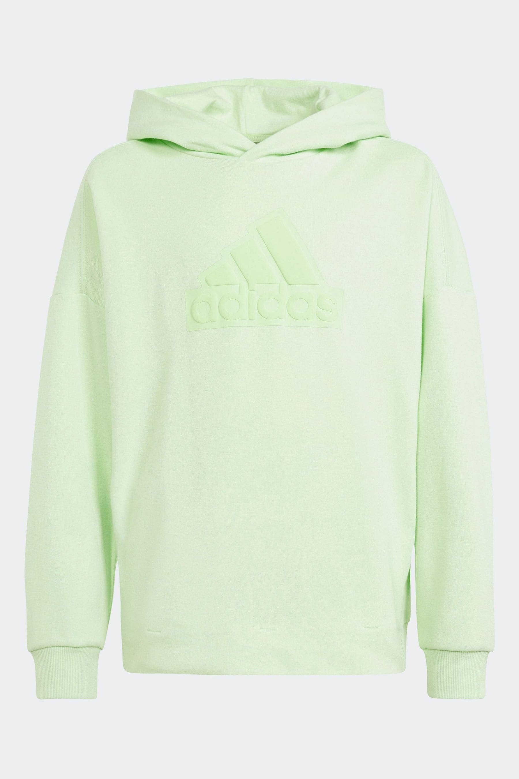 Adidas green and white hot sale hoodie