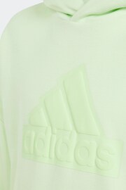 adidas Green Sportswear Future Icons Logo Hoodie - Image 3 of 5