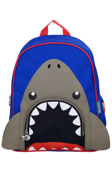 Harry Bear Blue Boys Shark Backpack