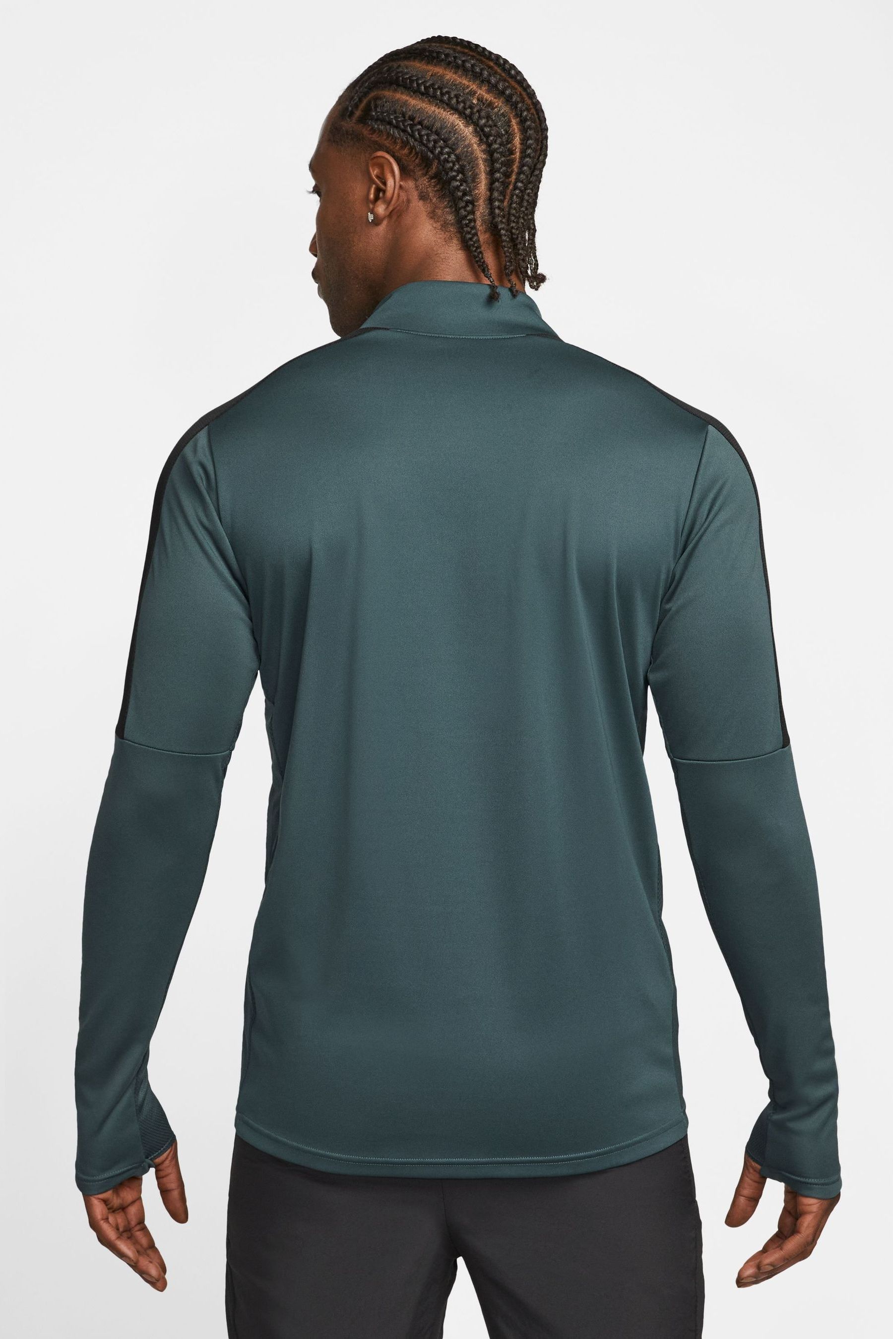Buy Nike Dark Green Dri FIT Academy Half Zip Training Top from Next Luxembourg