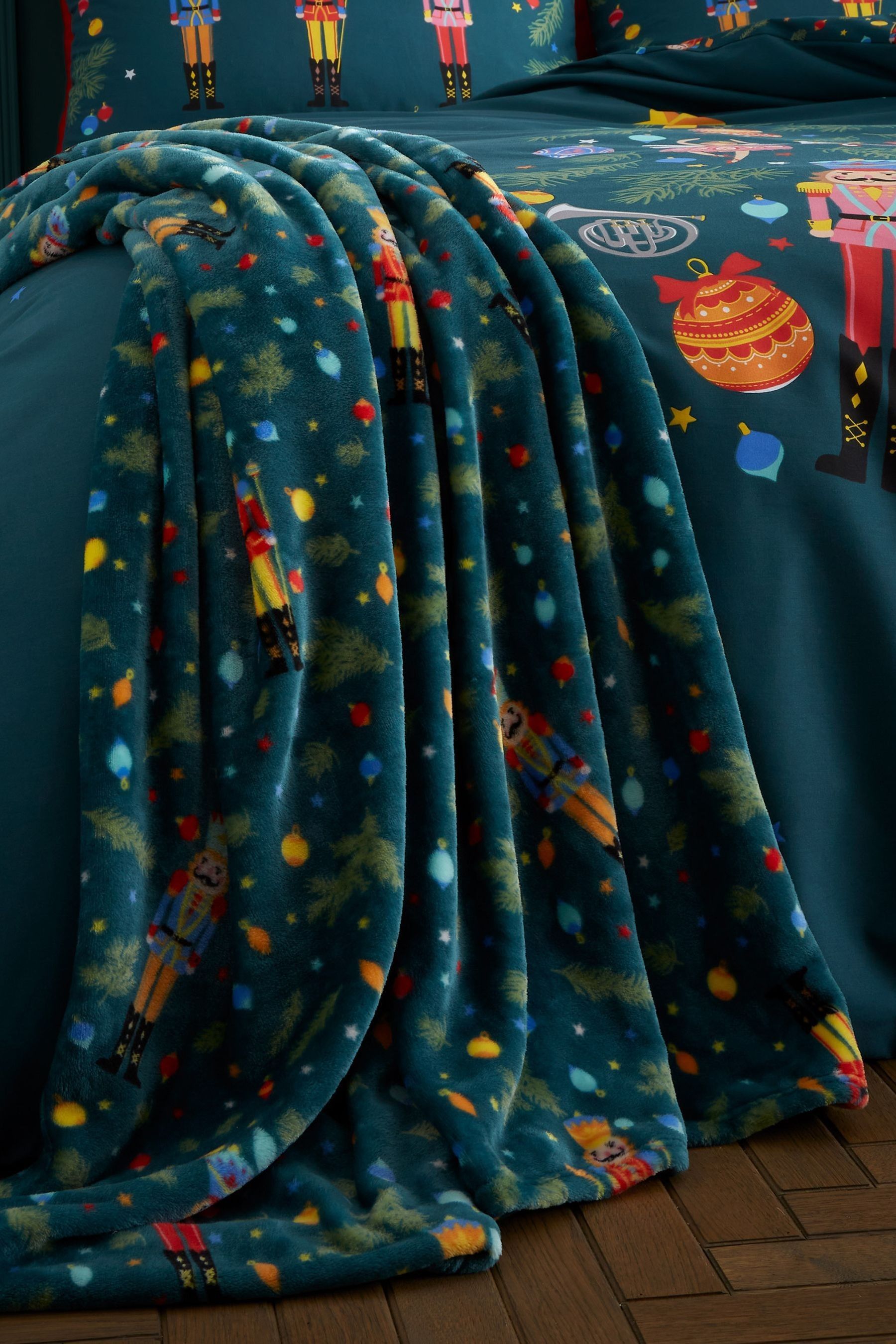 Nutcracker fleece blanket 2025