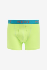 Bright Contrast Colour Waistband 10 pack A-Front Boxers - Image 5 of 13