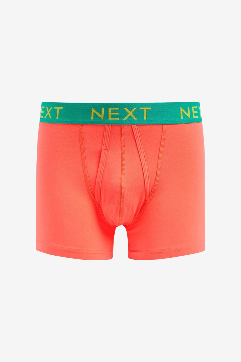 Bright Contrast Colour Waistband 10 pack A-Front Boxers - Image 8 of 13