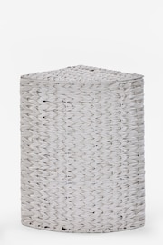 Cream Hepworth Wicker Corner Hamper Laundry - Image 4 of 5