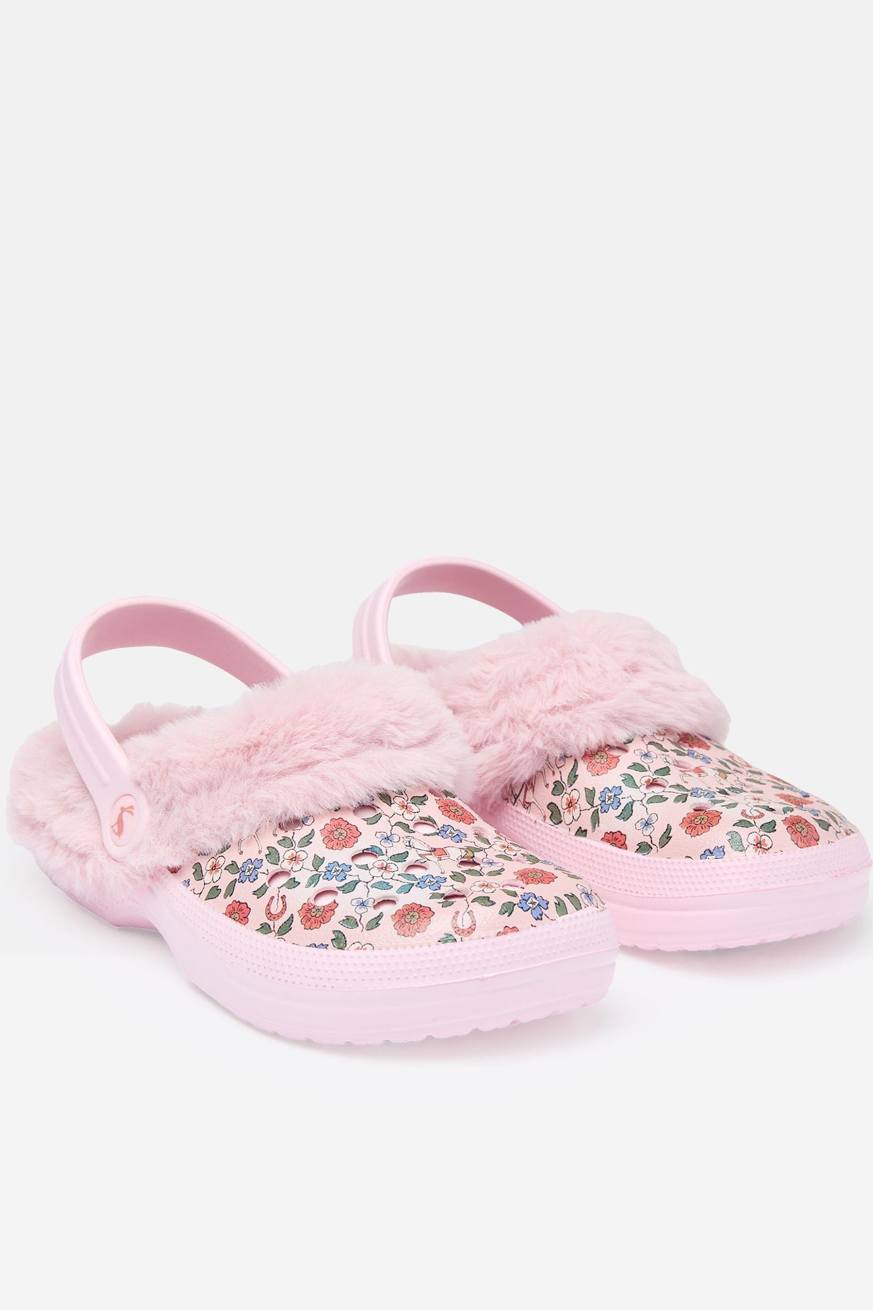 Buy Joules Girls Poole Pink Clog Slippers from Next Luxembourg