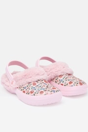 Joules Poole Pink Clog Slippers - Image 2 of 5