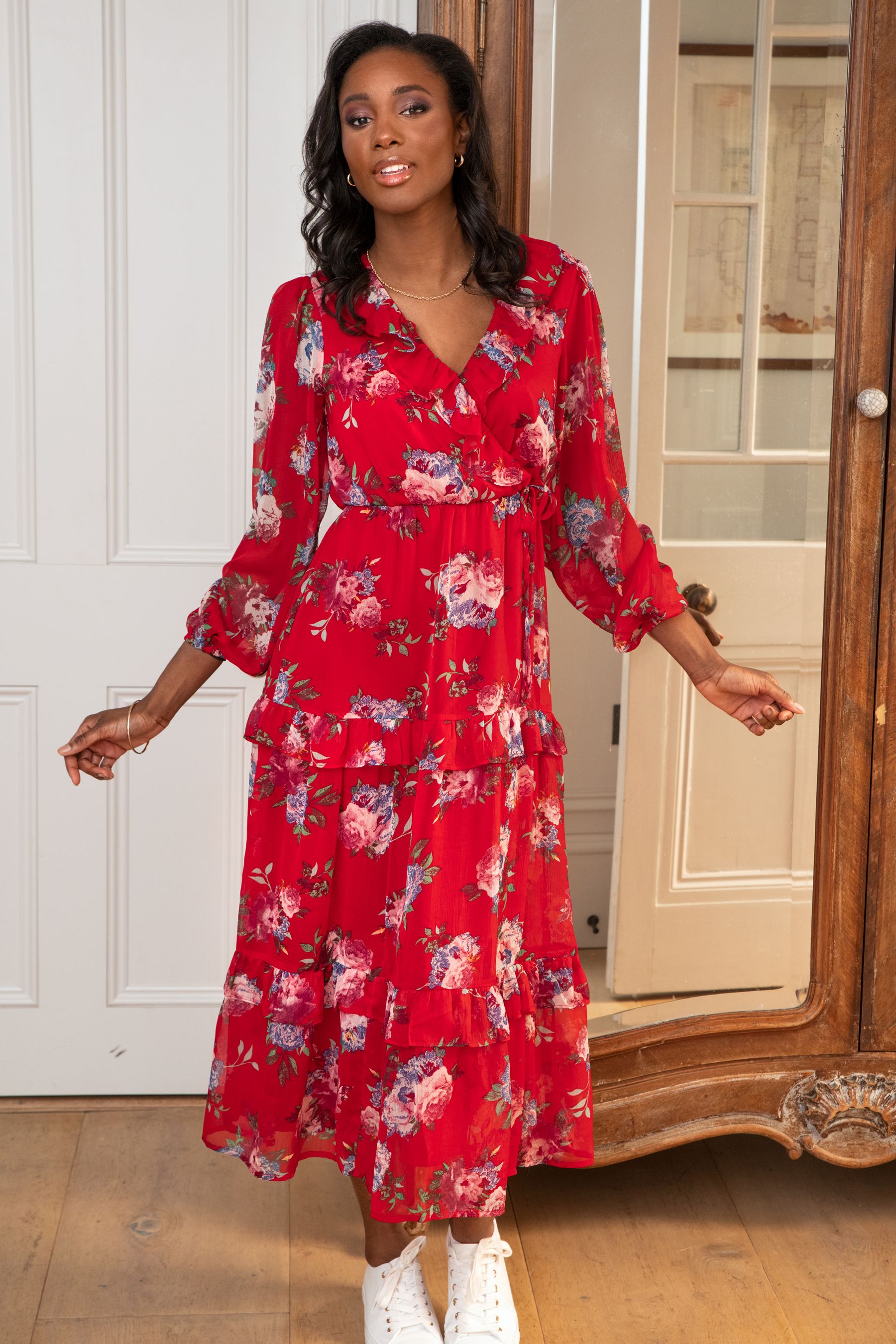 Lily chiffon sales dress