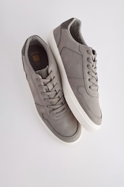 Grey Lace Up Low Trainers - Image 3 of 5