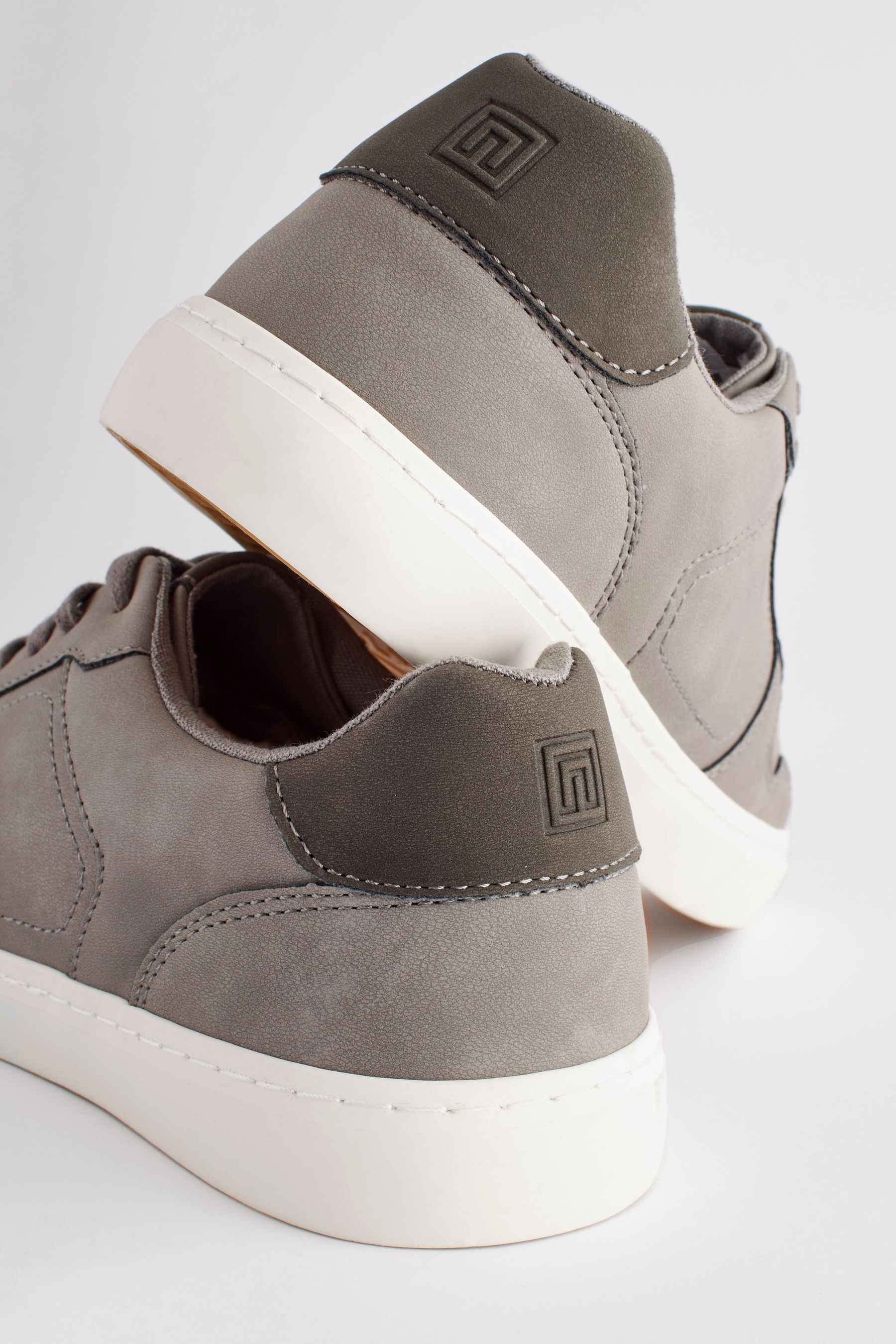 Buy Grey Lace Up Low Trainers from the Next UK online shop