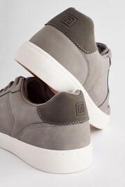 Grey Lace Up Low Trainers - Image 5 of 5
