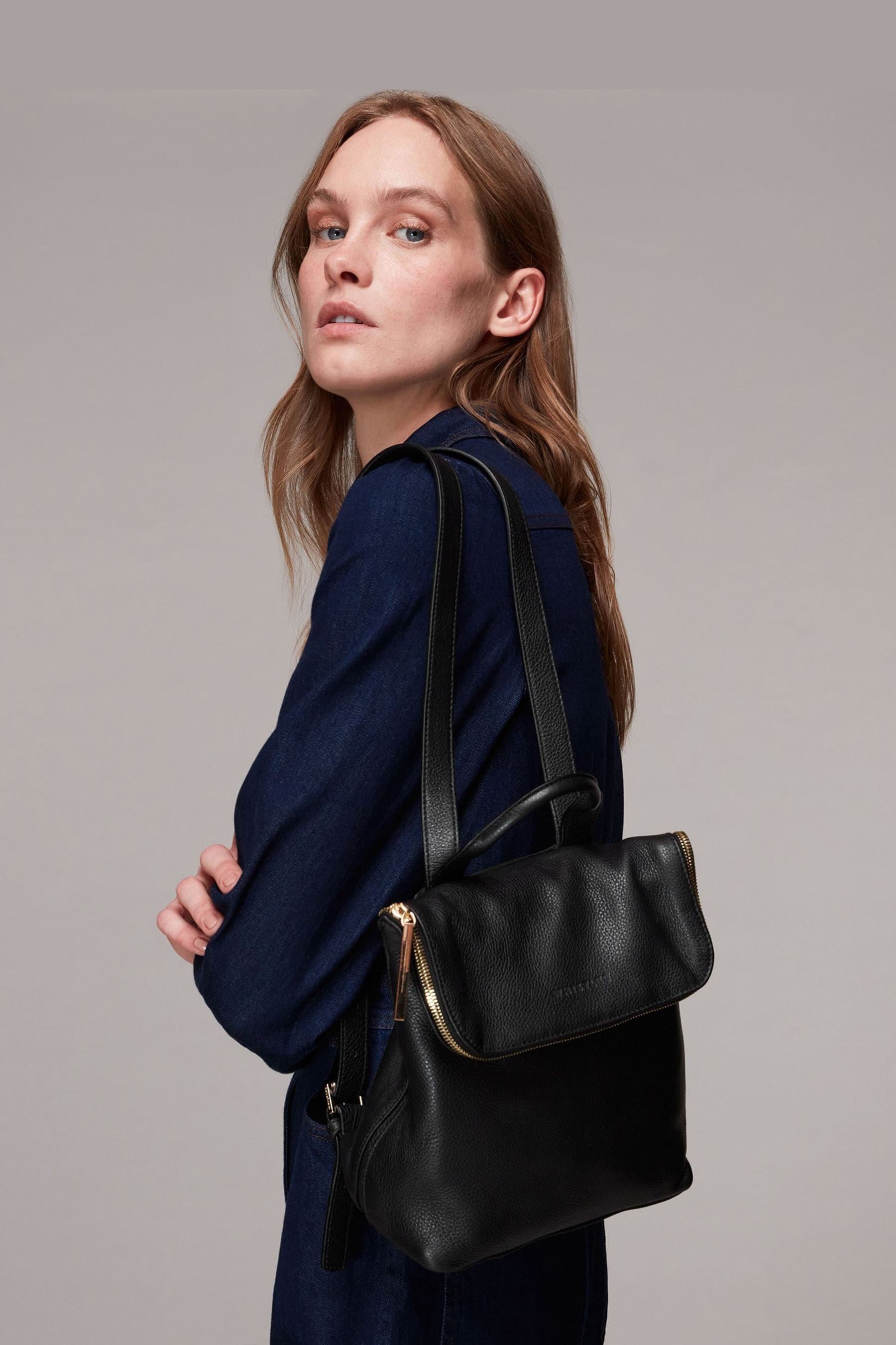 Buy Whistles Black Mini Verity Backpack from the Next UK online shop