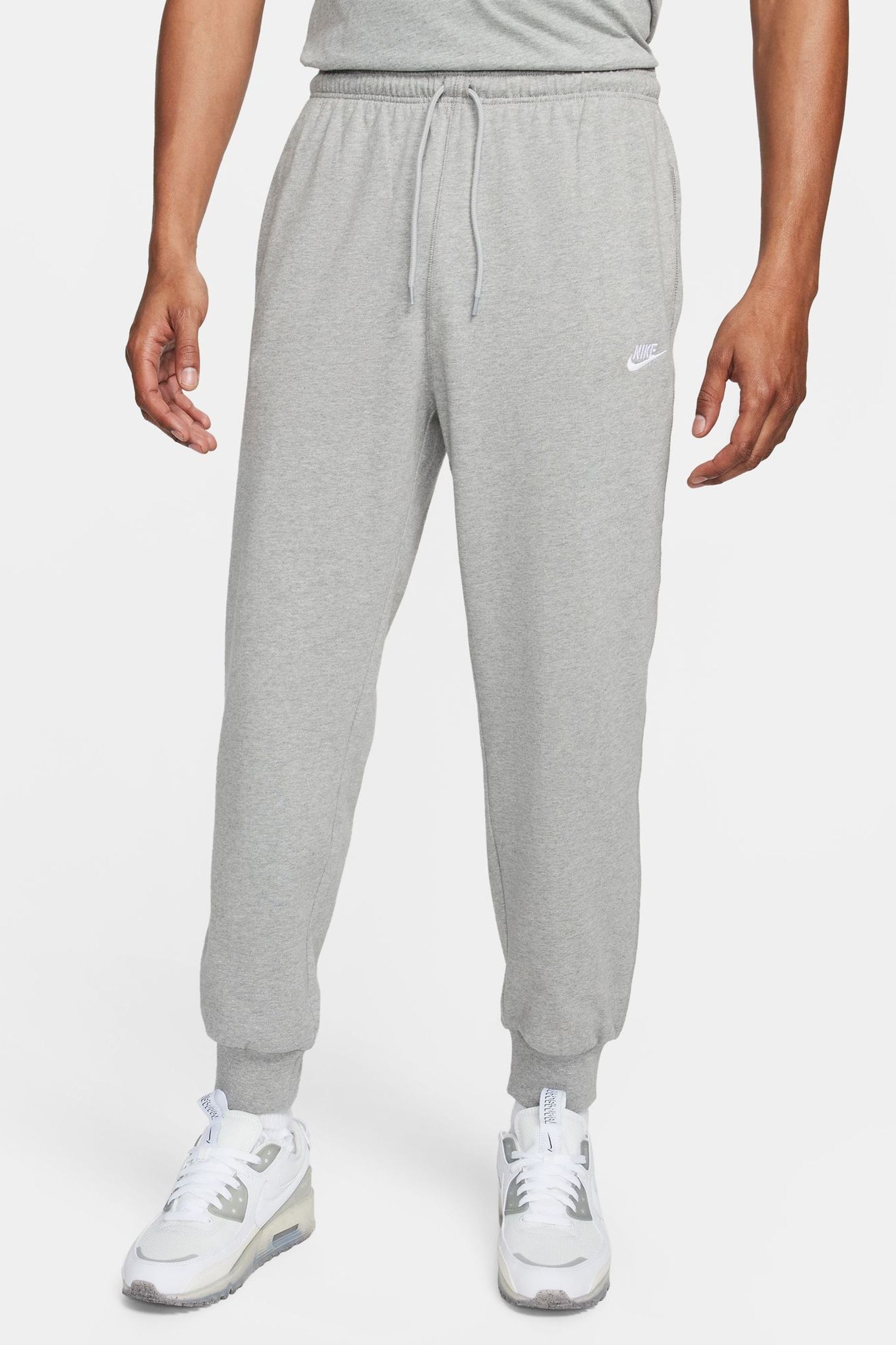 Grey knit joggers shop