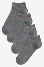 Grey Modal Trainer Socks 4 Pack - Image 1 of 5