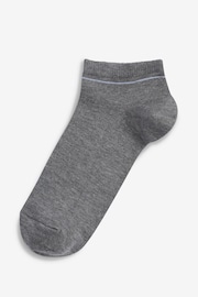 Grey Modal Trainer Socks 4 Pack - Image 2 of 5