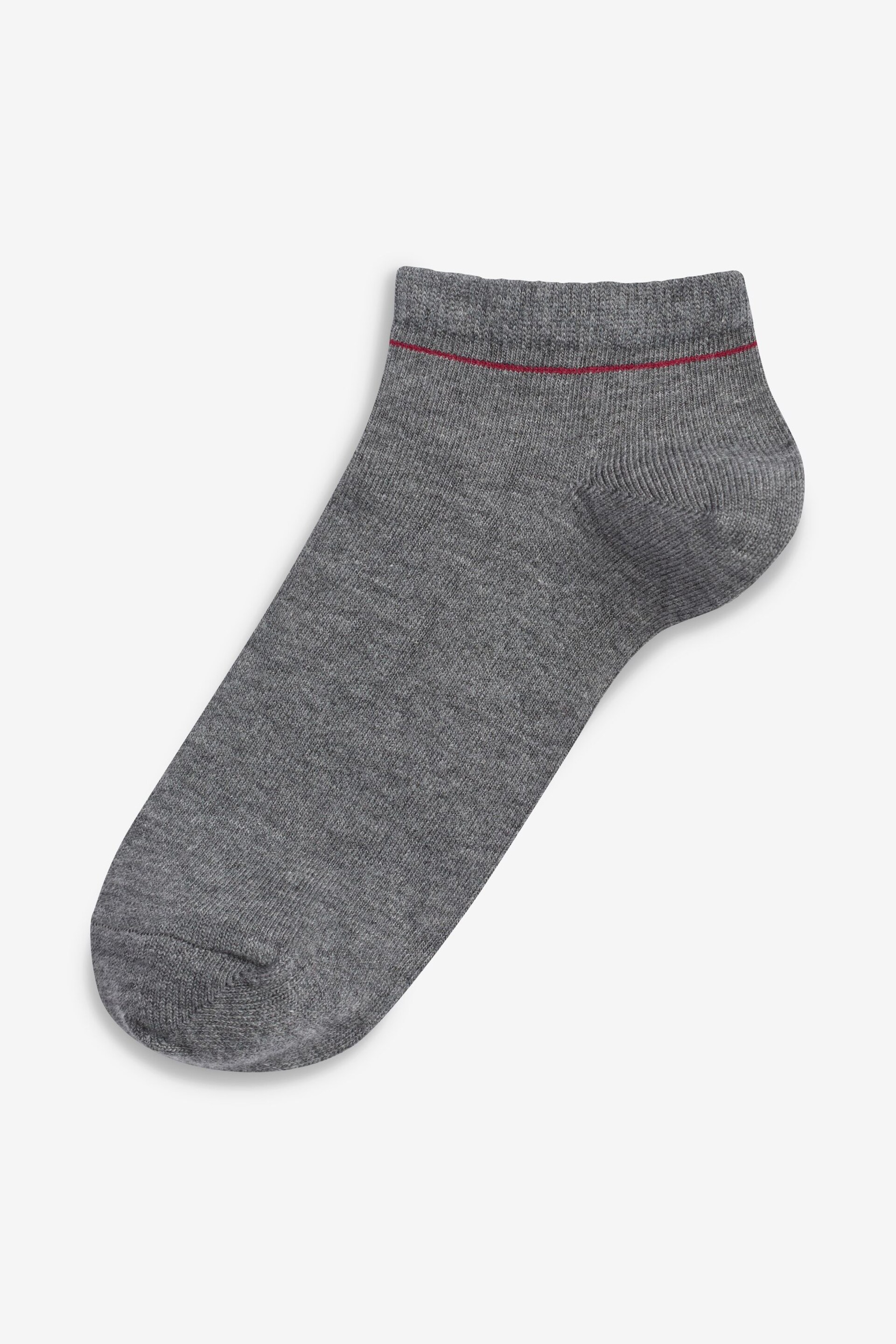 Grey Modal Trainer Socks 4 Pack - Image 3 of 5