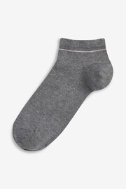 Grey Modal Trainer Socks 4 Pack - Image 4 of 5