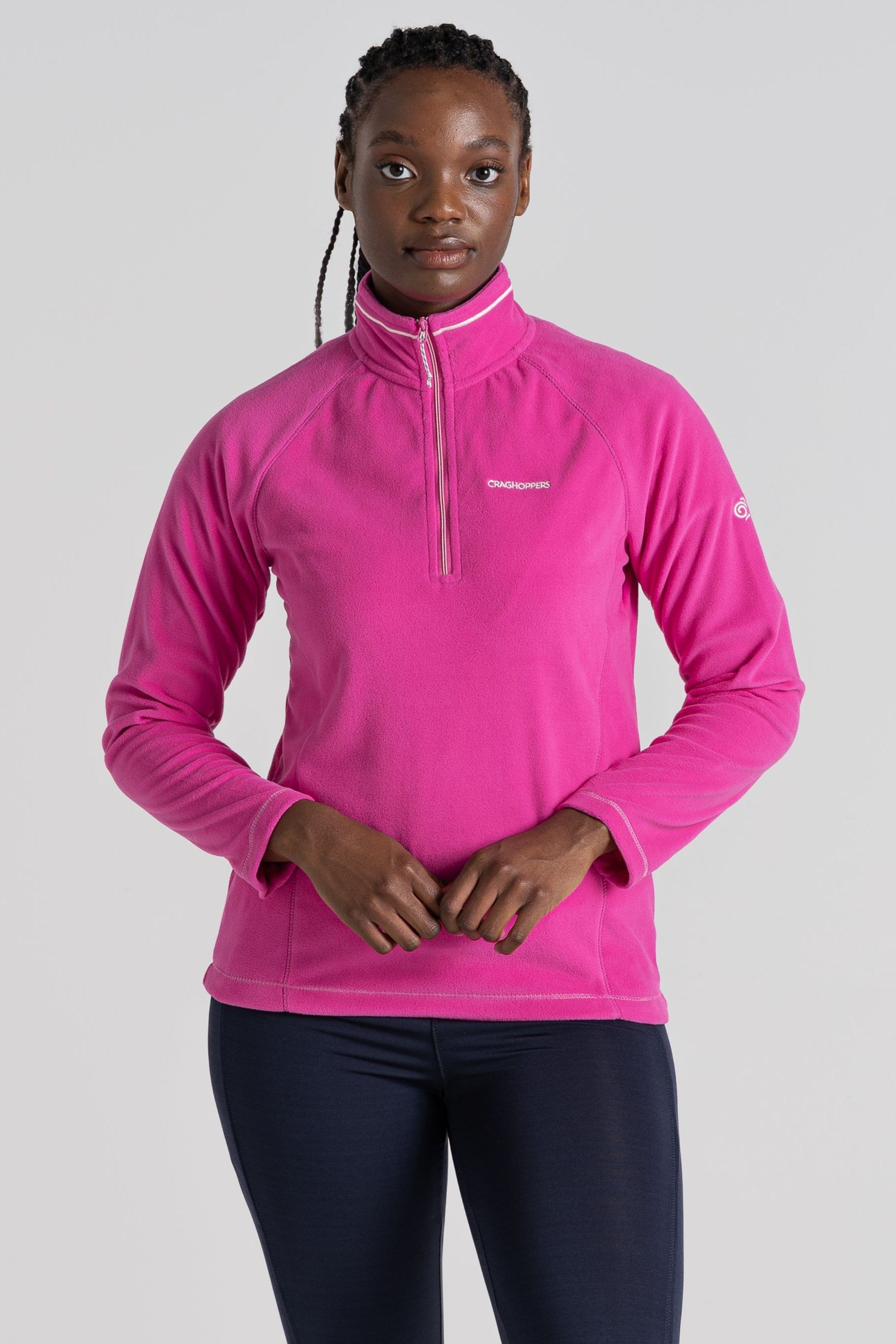 Buy Craghoppers Pink Miska VI Half Zip Fleece from Next Luxembourg