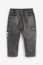 Black Denim with Panda Cargo Jeans (3mths-7yrs) - Image 7 of 8