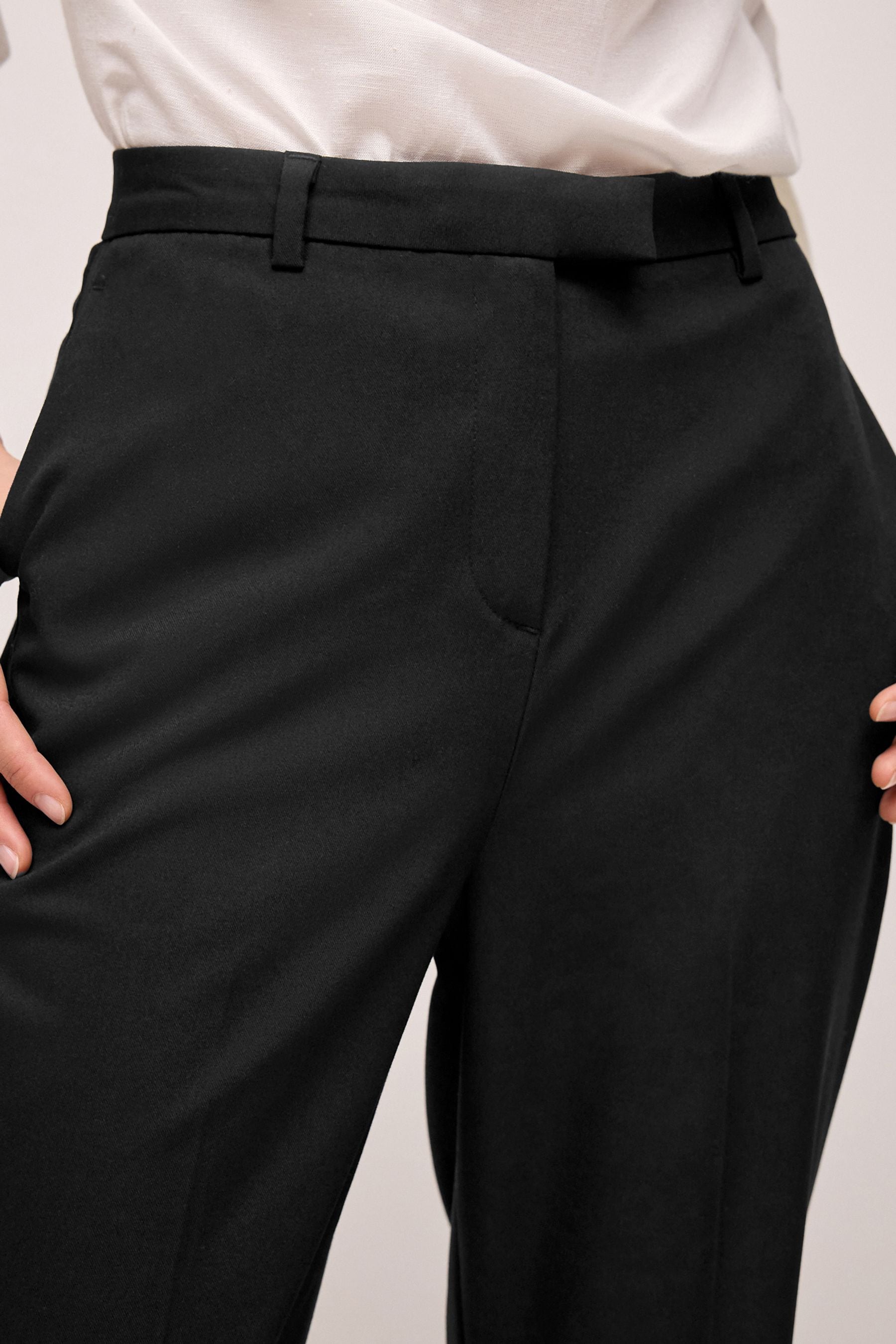 Stretchy bootcut trousers online