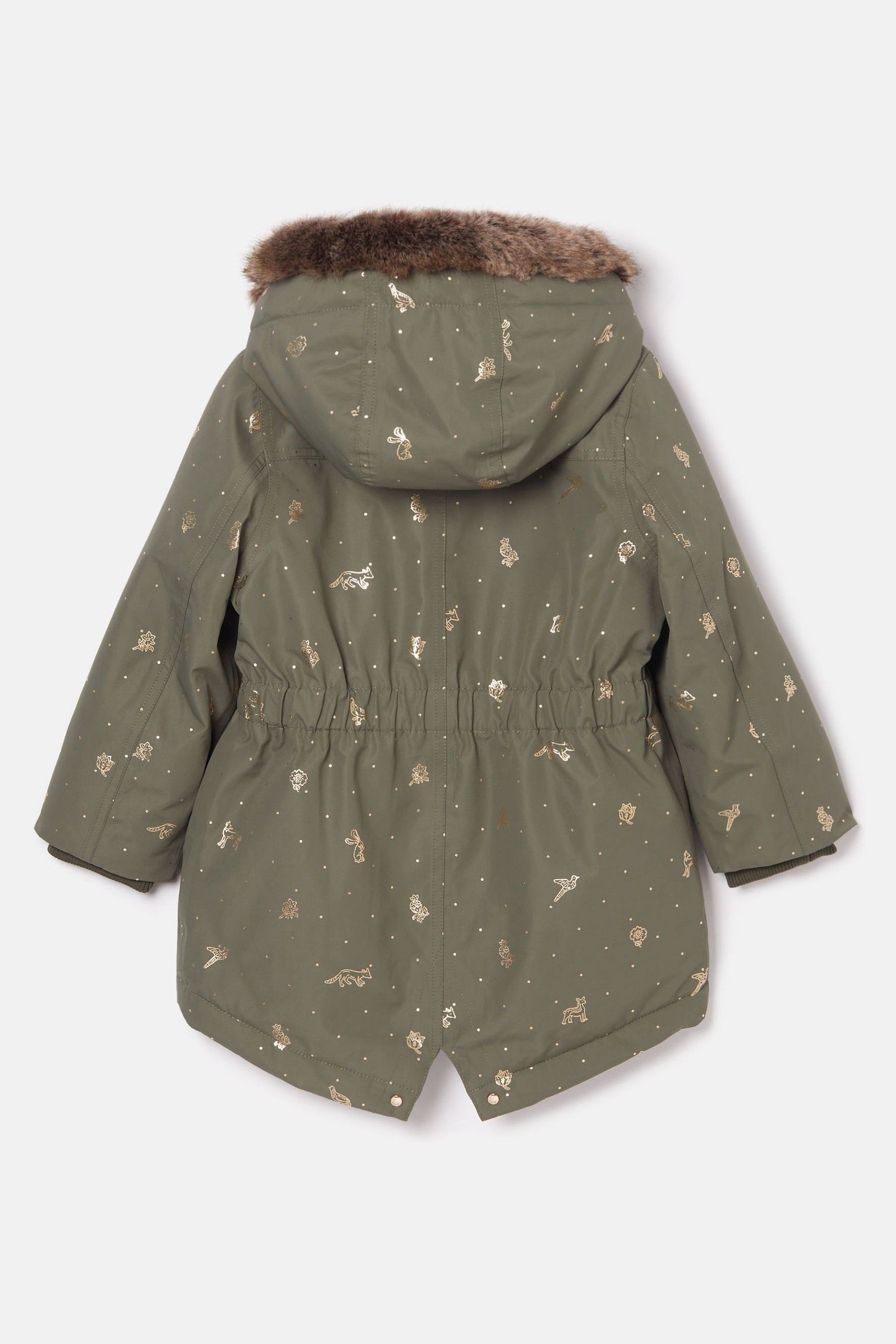 Joules storm print parka online