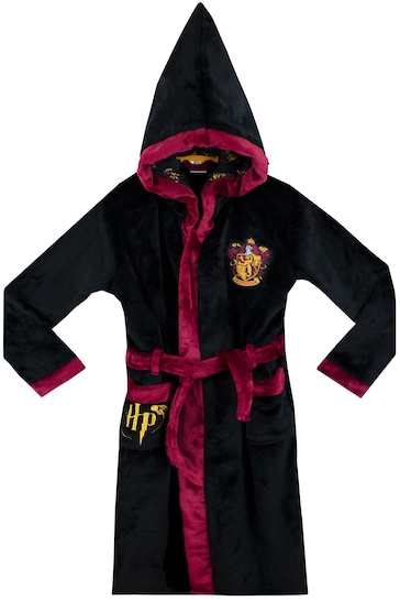 Character Black Harry Potter Dressing Gown with Hood
