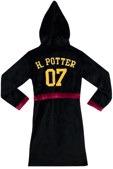 Character Black Harry Potter Dressing Gown with Hood