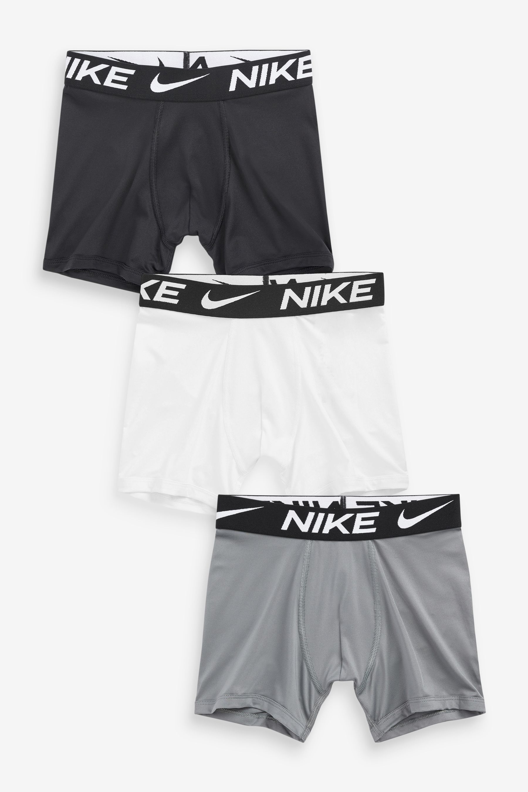 Buy Nike White Black Kids Boxers 3 Packs from the Next UK online shop