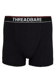 Threadbare Black Chrome Hipster Trunks 3 Pack - Image 3 of 6