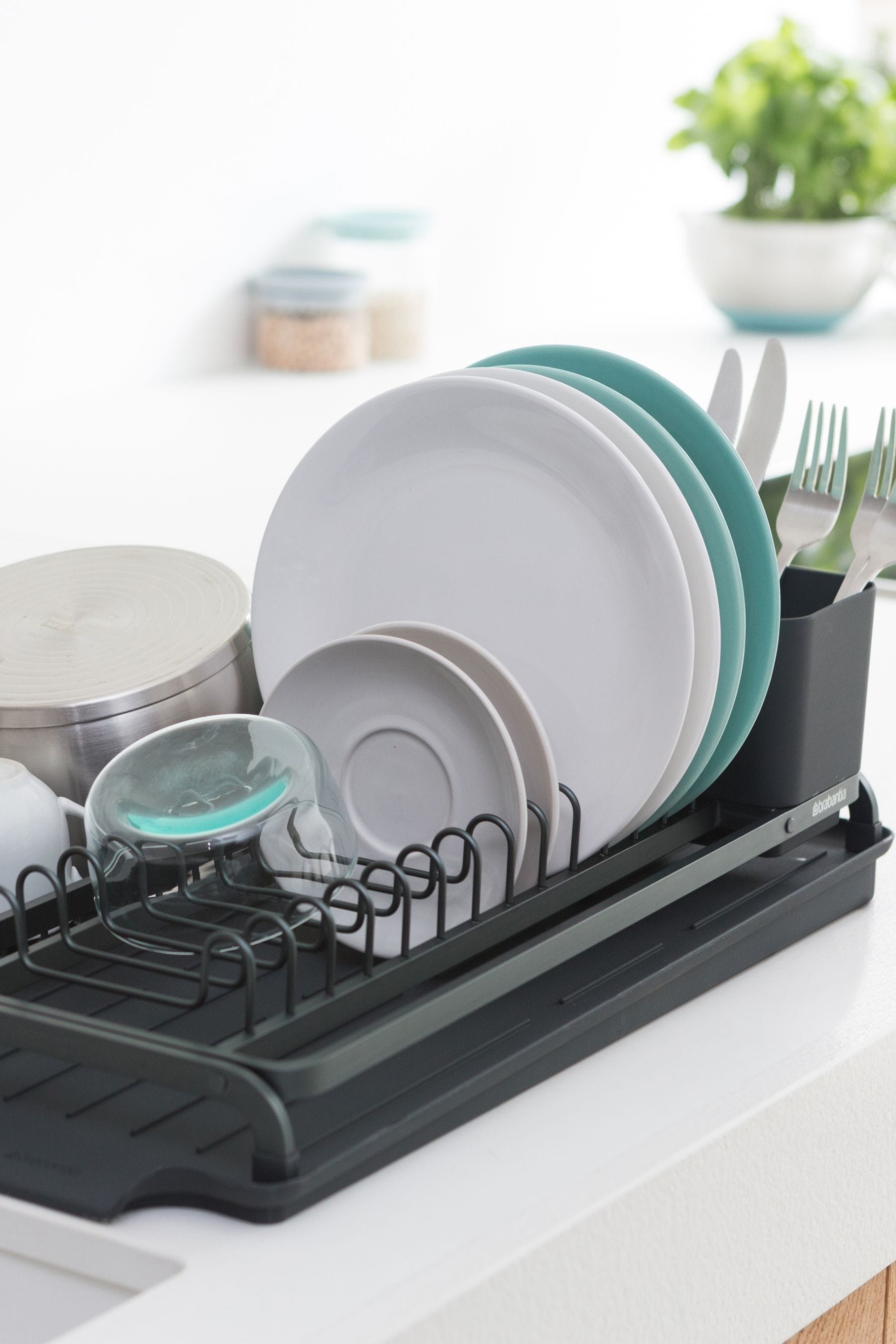 Buy Brabantia Dark Grey Dish Drying Rack from the Next UK online shop