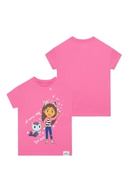 Character Pink Gabby's Dollhouse Short Sleeve T-Shirt - Image 4 of 8