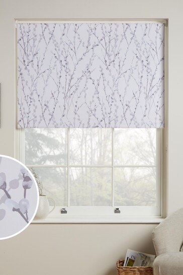 Natural Print Ready Made Blackout Roller Blind