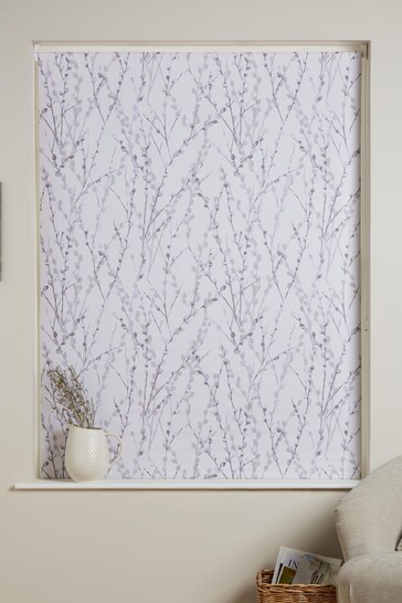 Natural Print Ready Made Blackout Roller Blind