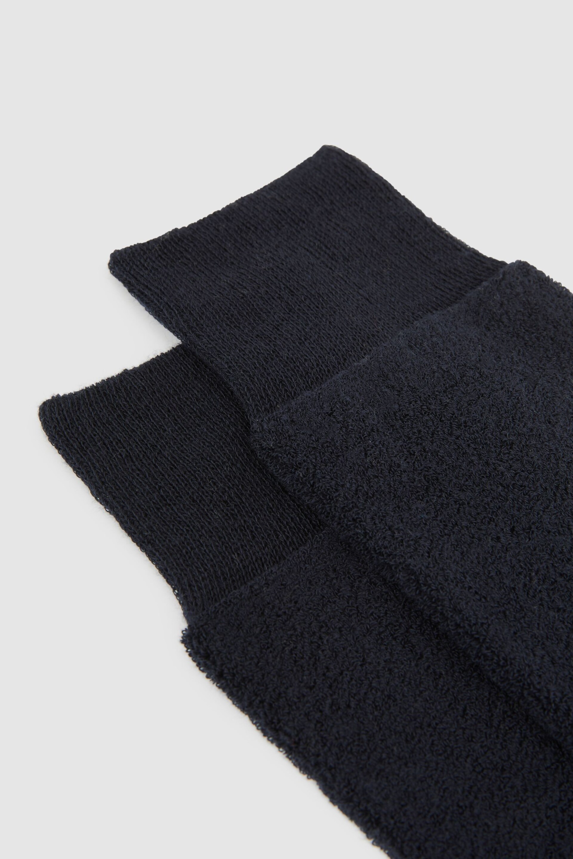 Reiss Navy Alers Cotton Blend Terry Towelling Socks - Image 2 of 3