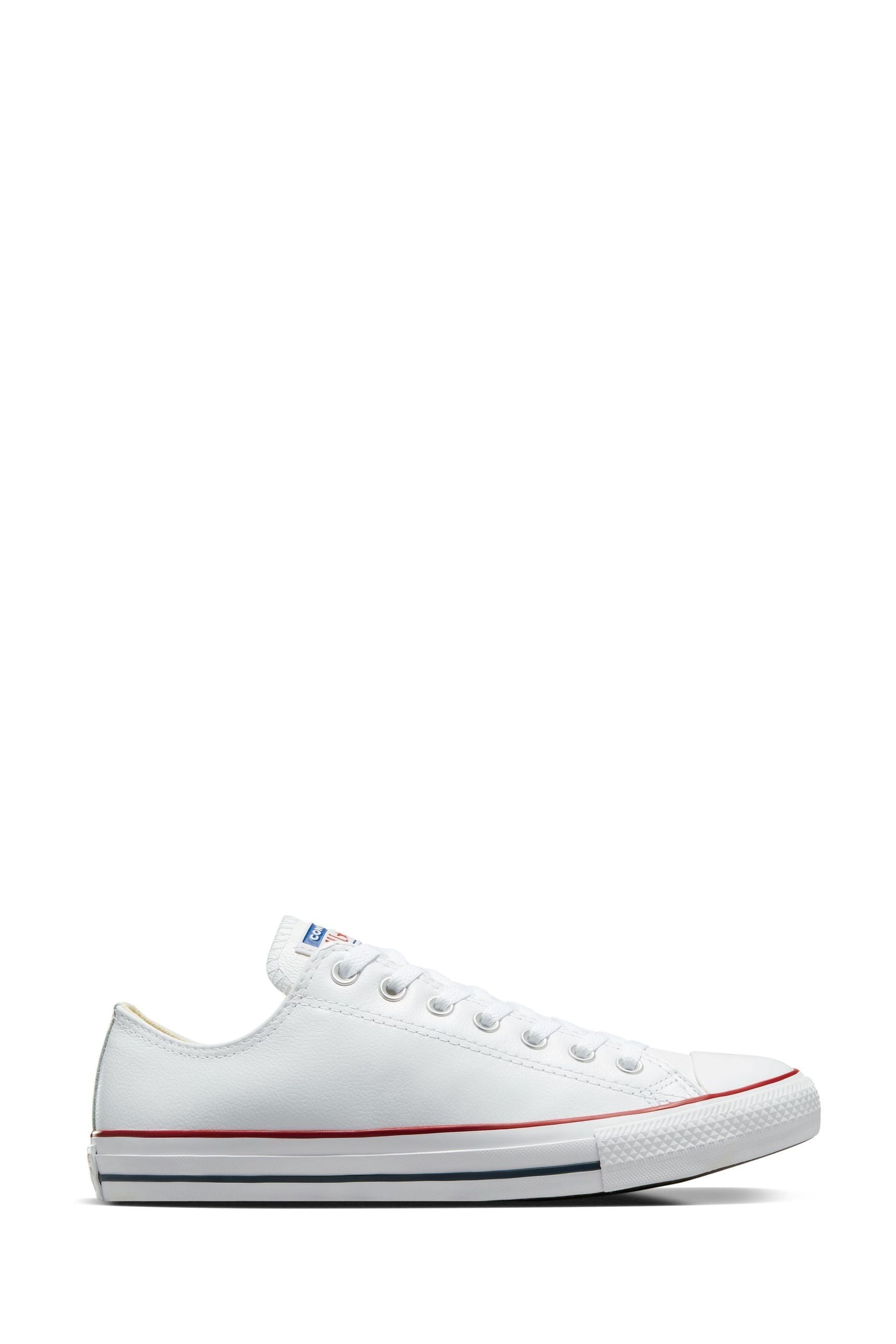 Converse White Leather Chuck Ox Trainers