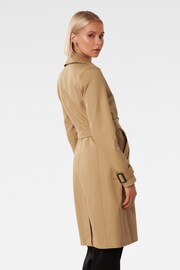 Forever New Beige Denver Trench Trench Coat - Image 3 of 5