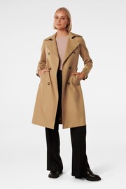 Forever New Beige Denver Trench Trench Coat - Image 4 of 5