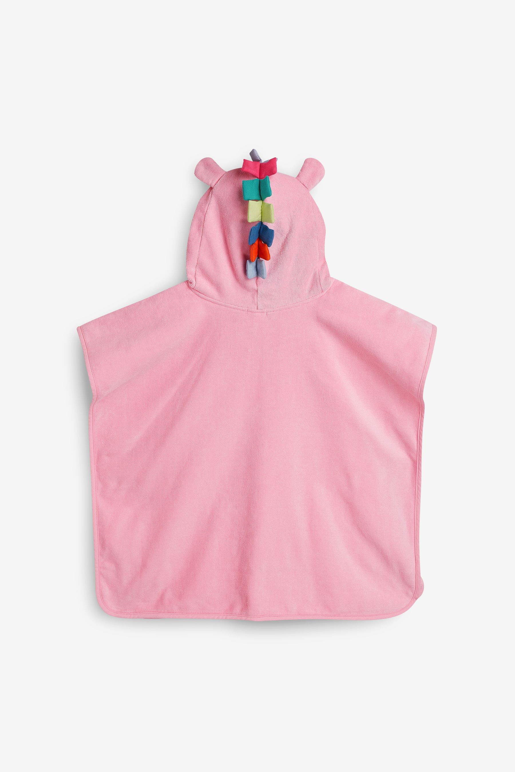 Buy Pink Unicorn Towelling Poncho from Next Netherlands