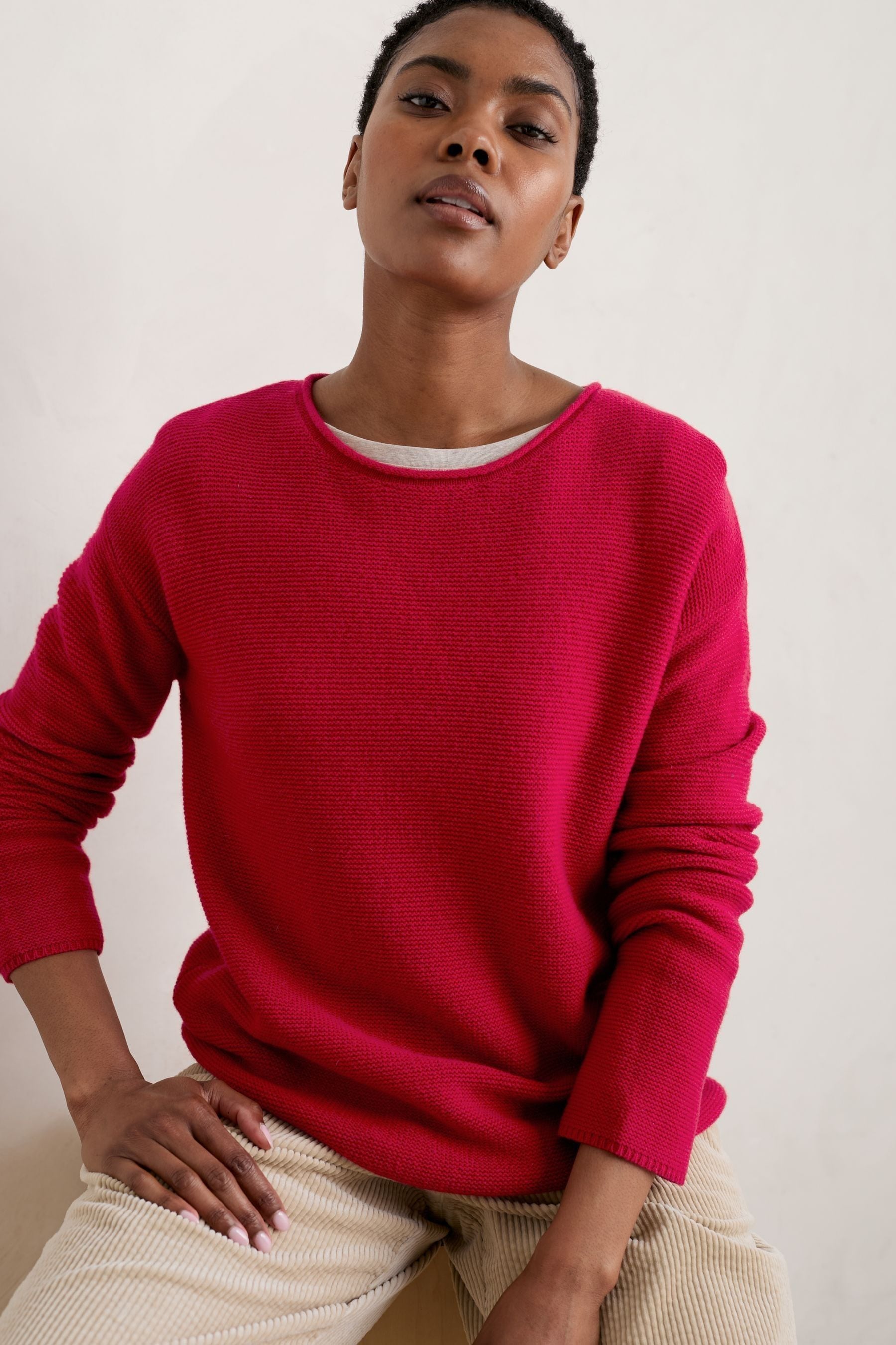 Buy Seasalt Cornwall Red Fruity Wool Jumper from Next Czech Republic