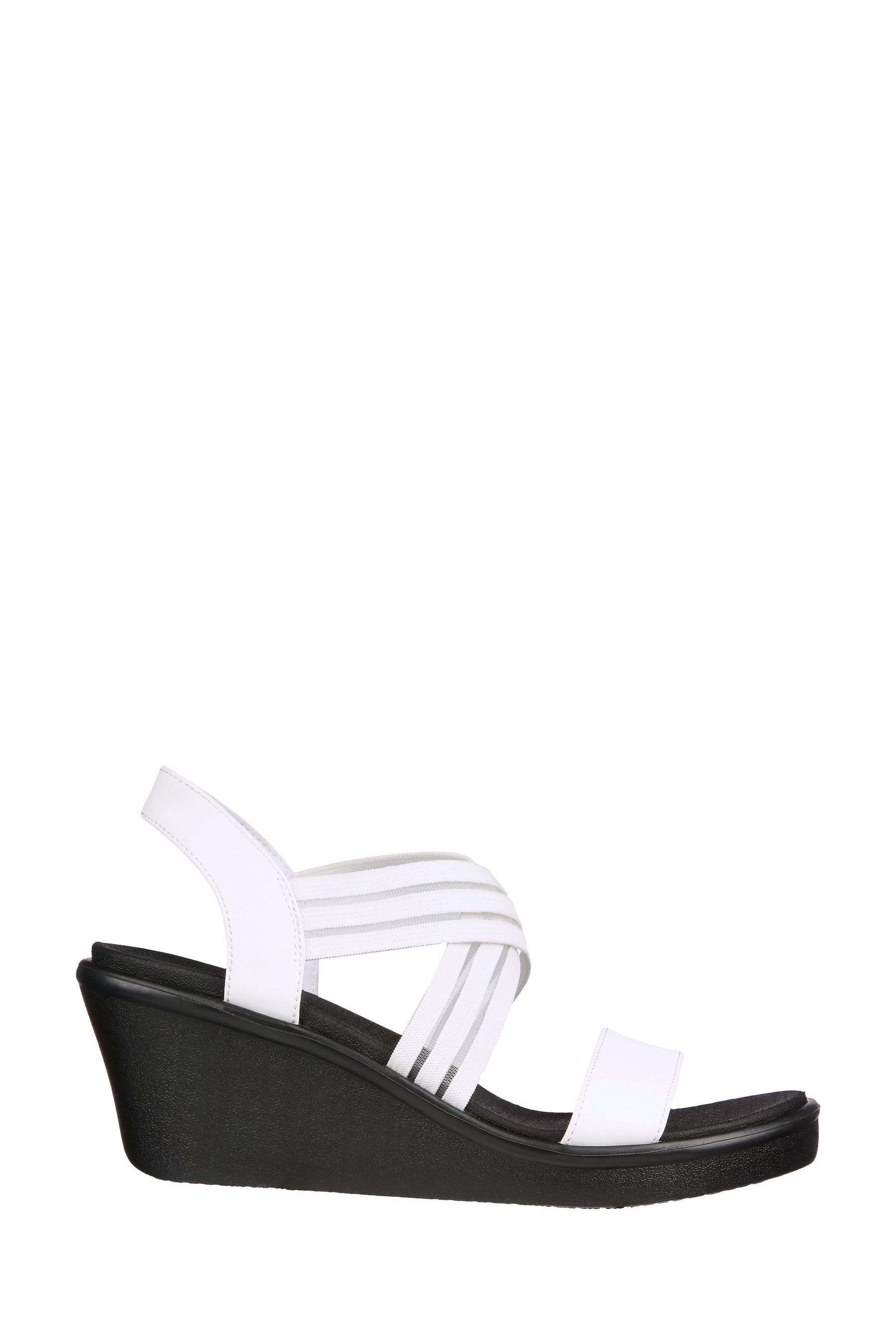 Buy Skechers White Rumble On Day Flirt Womens Sandals from Next Luxembourg