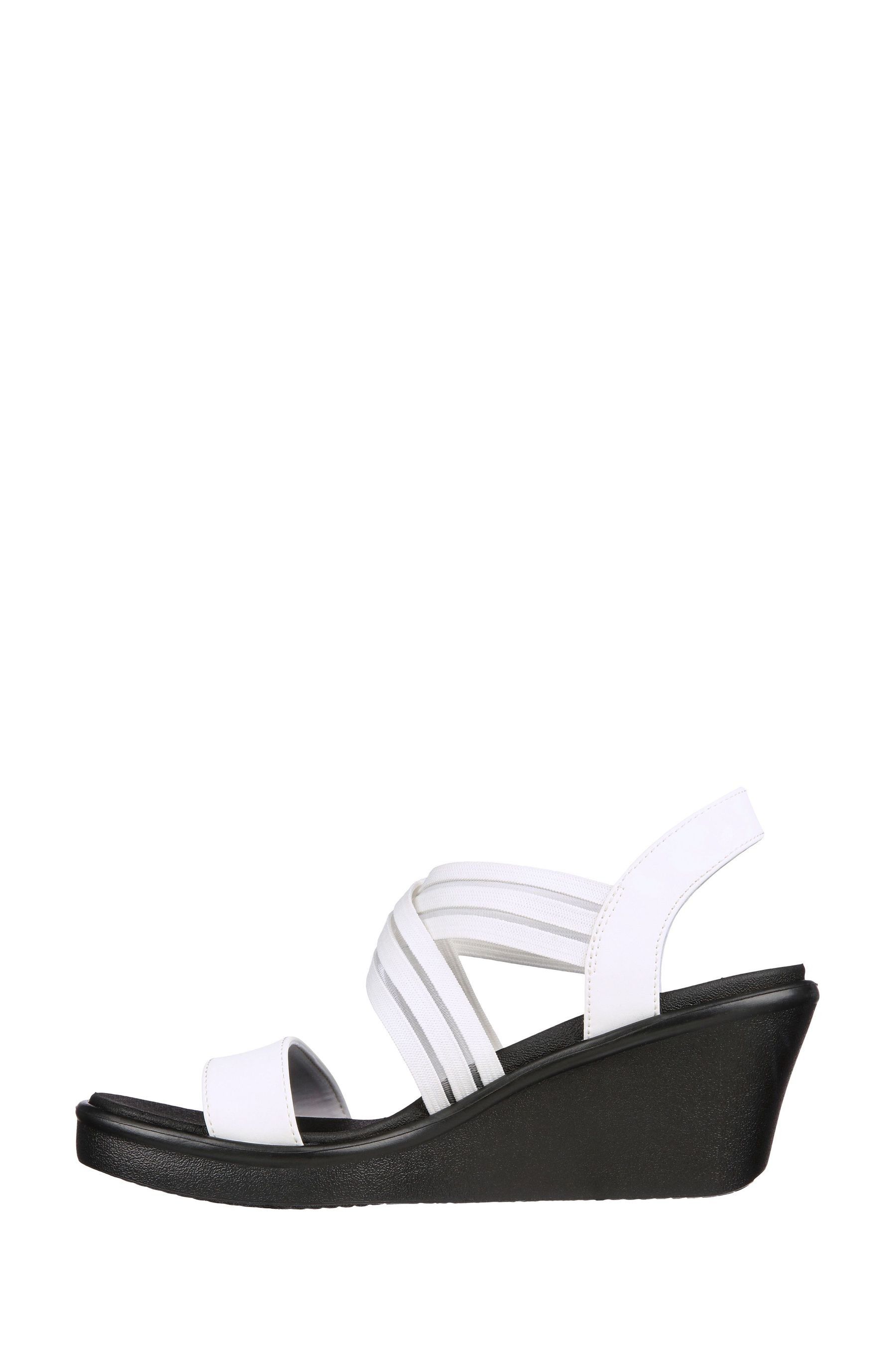 Buy Skechers White Rumble On Day Flirt Womens Sandals from Next Luxembourg