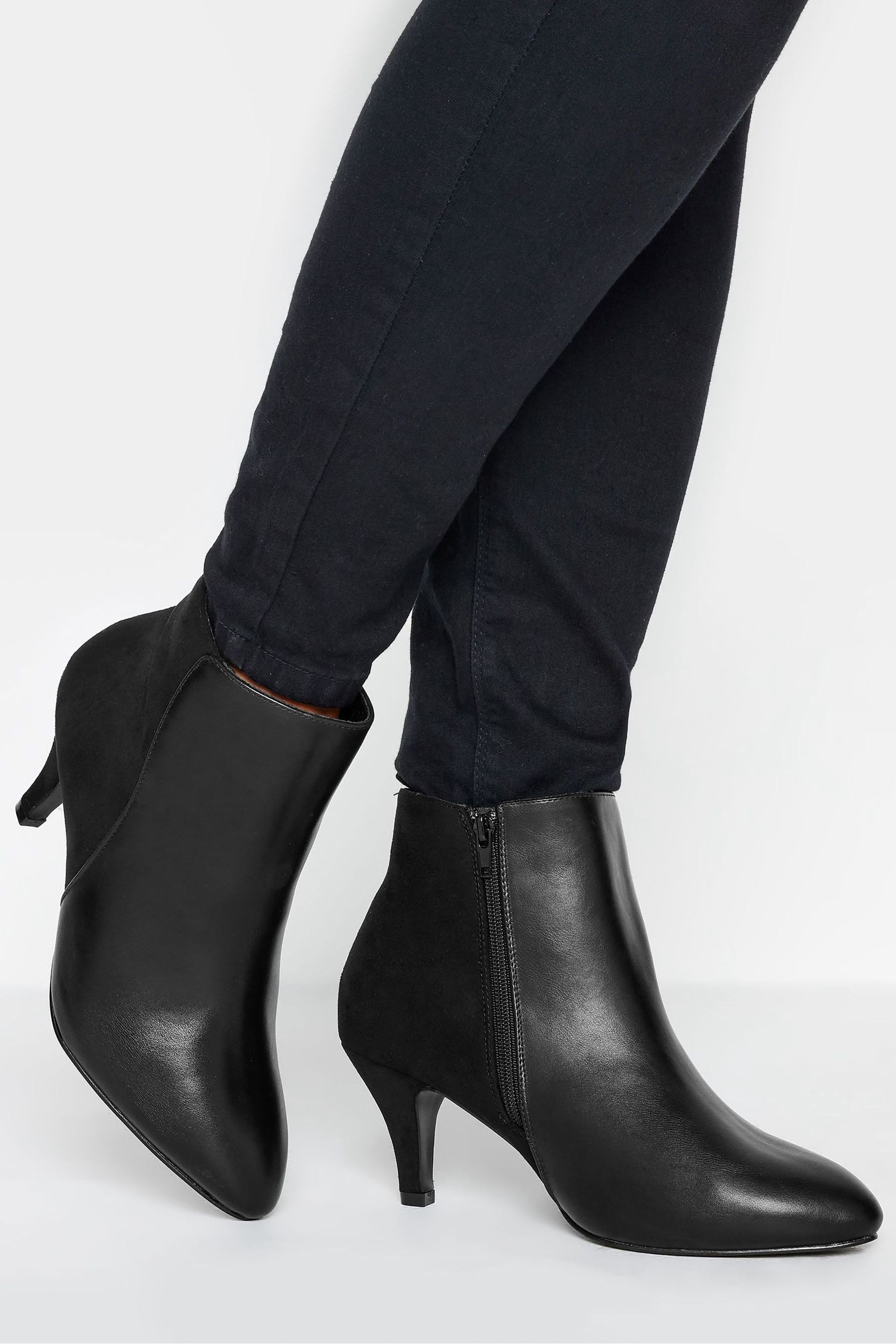 Wide fit black outlet shoe boots