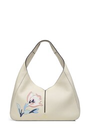 Radley London Hillgate Place Floral Large Open Top Shoulder White Bag - Image 2 of 5