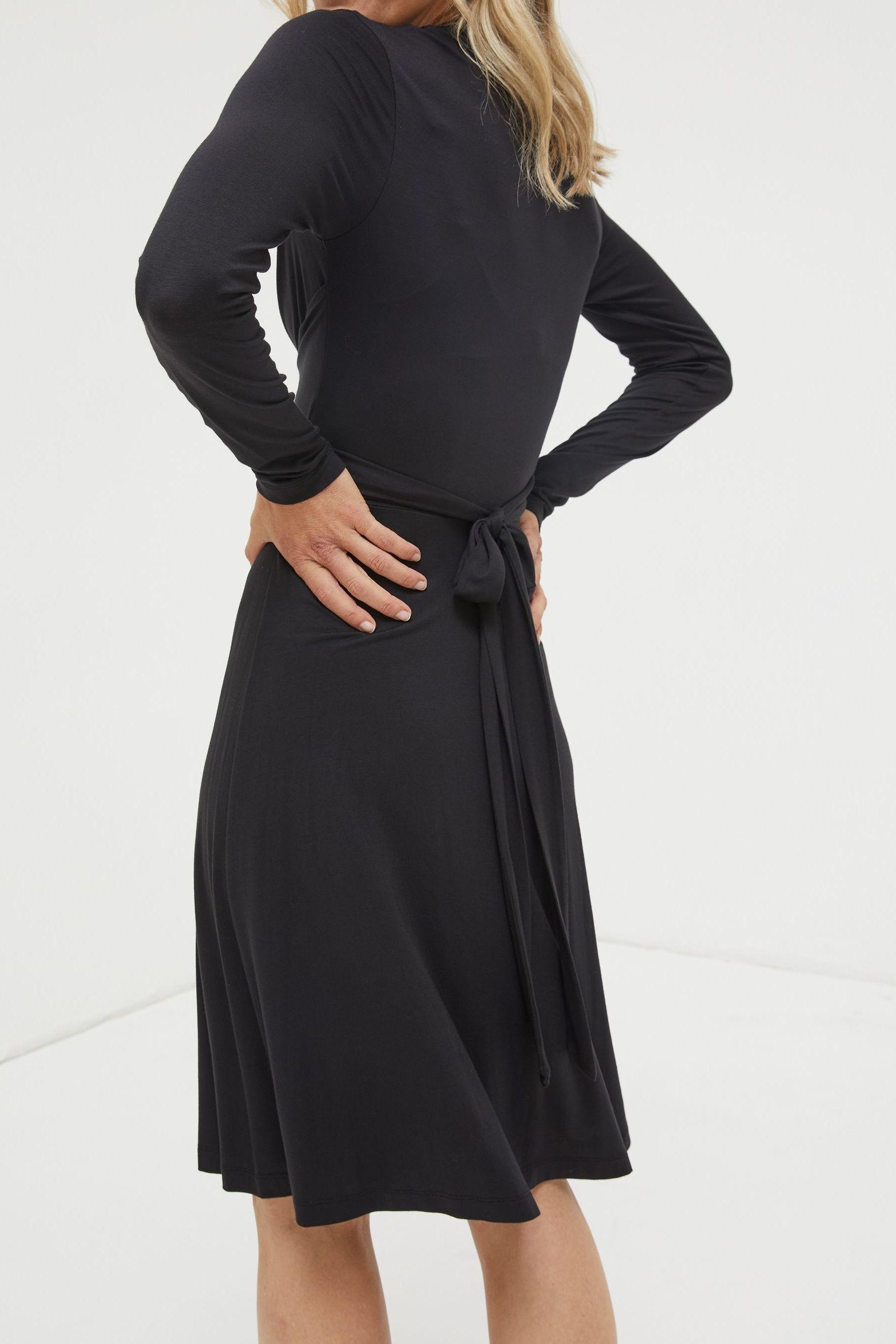 Buy FatFace Black Delphine Jersey Dress from Next Luxembourg